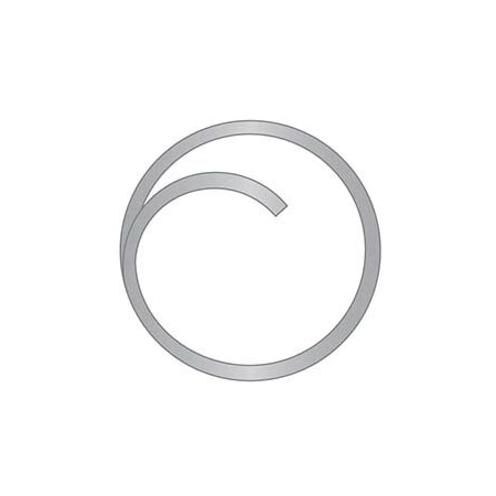 Huyett Circle Cotter Pin, 300-304 Stainless Steel, 0.072 in Dia x Fits 1-1/8 in Shaft CCS-072-1125
