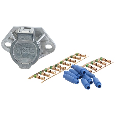 Grote Trailer Receptacle, 3-15/16 In 87270