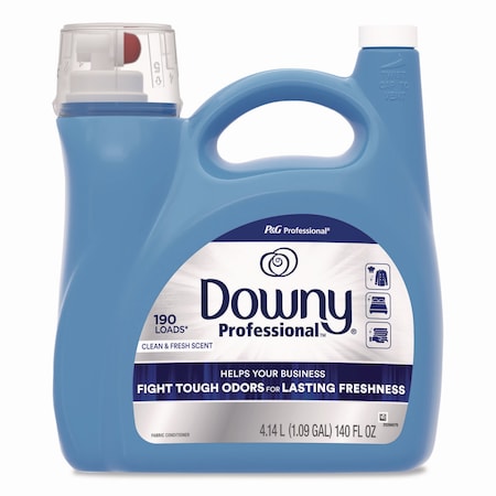 Downy Professional Commercial Liquid Fabric Softener, 140 oz Plastic Bottle with Dispensing Tap 14052