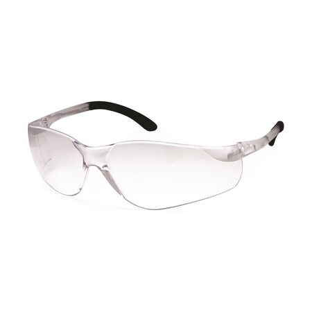 Sentec w/rubberized temple tips, clear lens, ANSI/CSA 12E90801