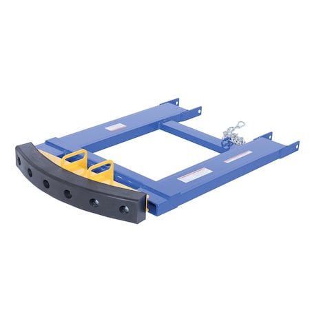 Vestil Steel Fork Truck Hook Base 32 In. L, Blue/Yellow HOOK-BASE-32-RPB-2