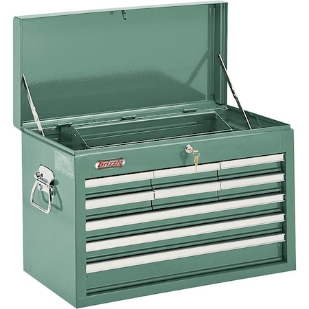 Grizzly 9-Drawer Top Chest with Ball Bearing Slides H0839