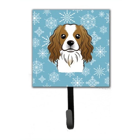 Carolines Treasures Snowflake Cavalier Spaniel Leash and Key Holder BB1658SH4