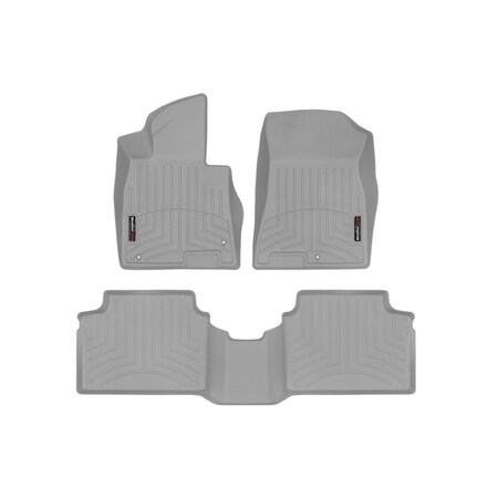 Weathertech Grey, Front and Rear Floorliners 461598-1-3