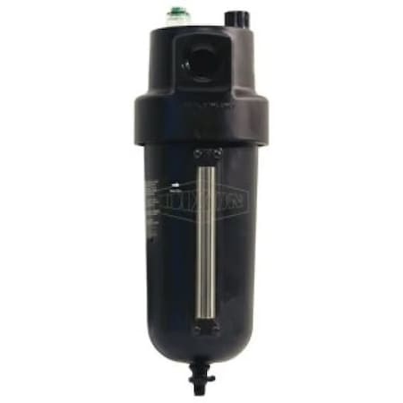 Dixon Series 1 Jumbo Oil-Fog Lubricator with Sight Glass, 3/4 in NPT Port, 160 SCFM Flow Rate, 250 psi Pre L17-600D