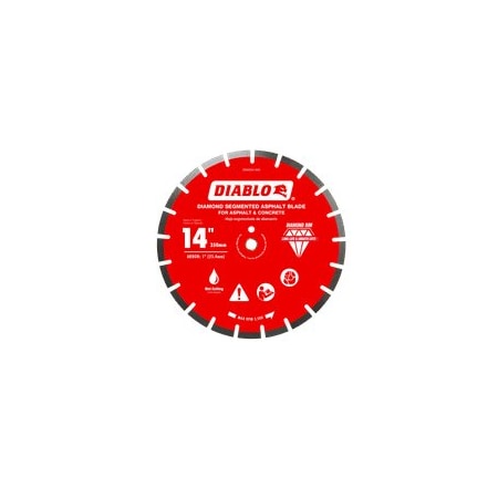 Diablo 14 in Diamond Segmented Blade for Asphalt DMADA1400