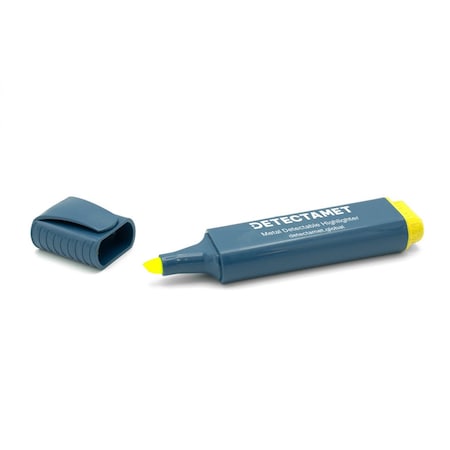 Detectamet Detectable Highlighter, Yellow Ink, Chisel Tip, PK5 150-A06-P05-A08