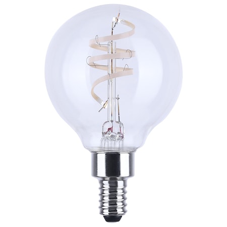 Satco 4W G16.5 LED Reminiscent Flex Gray Coil Filament E12 2700K 120V S12560