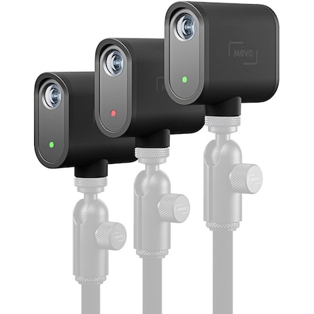 Logitech Mevo Start Webcam - 12 Megapixel - Black - USB Type C - 3 Pack(s) 961000500