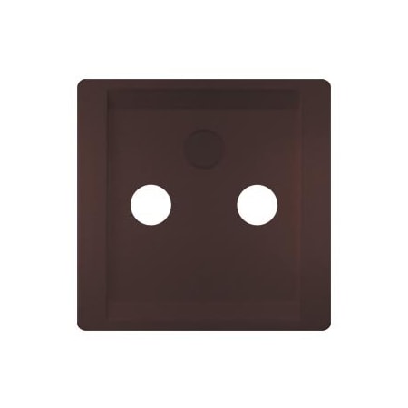 Siemens DELTA style TV/SAT Cover 2-3 holes Chocolate 5TG1338-0CH