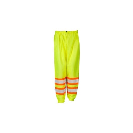 Kishigo High-Visibility Pants, Mesh Pants, Lime 3117-L-XL