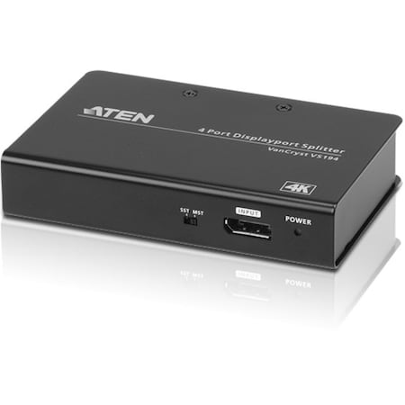 Aten 4-Port 4K Displayport Splitter w/ Mst/Sst VS194