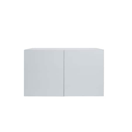 Cambridge Radiance 30in.Wx12in.Dx18in.H Ready to Assemble Slab Wall Bridge Kitchen Cabinet in White Gloss SA-W3018-WG-KIT