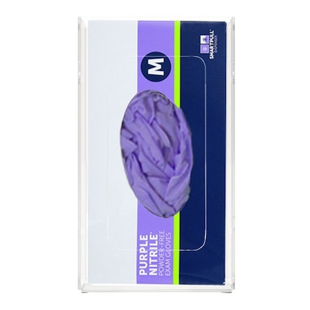 Origin Dispensing Solutions Glove Dispenser-Single-Front Cut Out-PETG-Clear GL10X01CL