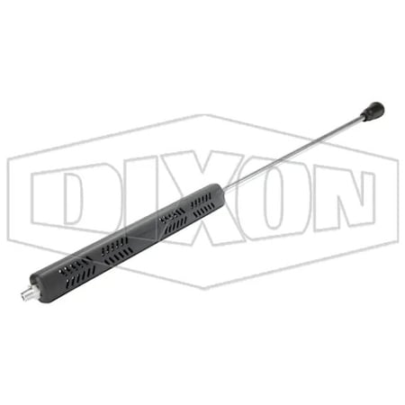 Dixon Straight Vented Grip Lance, 36 in L, 1/4 in Male Inlet, 1/4 in Female Outlet, 5000 psi, 10.5 GPM, Do AL361