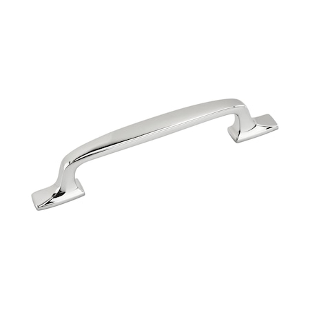 Amerock Highland Ridge 5-1/16 in 128 mm Center-to-Center Polished Chrome Cabinet Pull BP5531926