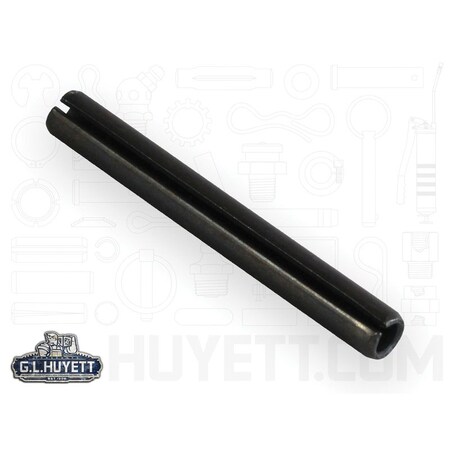 Huyett Slotted Spring Pin, Standard Duty, High Carbon Steel, 6 mm Dia x 50 mm Length SPM-060-050-A