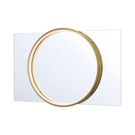 Euf Trails, Mirror, 24"X36", Gold, Rectangle 50894-017