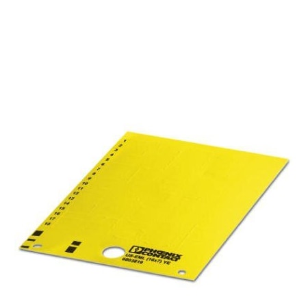Phoenix Contact US-EML 16X7 YE Label Card yellow 0803819