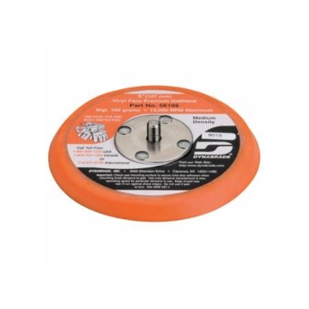 Dynabrade Non-Vacuum Disc Pad, 5 in x 5/16 in - 24, Black 415-56106