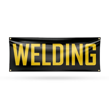 Signmission Welding, 18 Inch x 48 Inch, Vinyl Banner B-30938