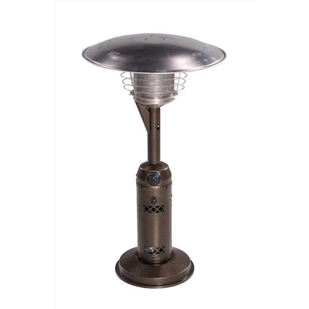 Living Accents 11000 BTU Propane Stainless Steel Tabletop Patio Heater 75 sq ft PH01-S-PC