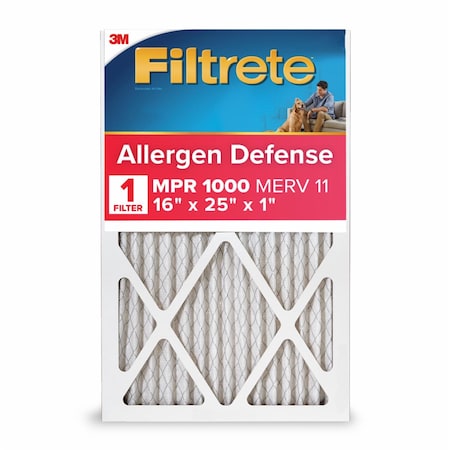 3M 16x25x1 Pleated Air Filter 9801-4