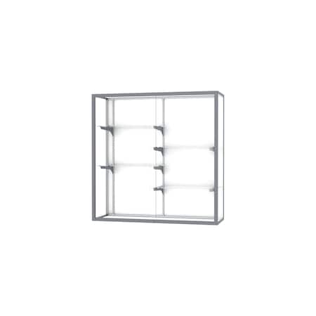 Ghent Champion Wall Case Display 48x48x16, Wall Case, White 2040-4-WB-SN