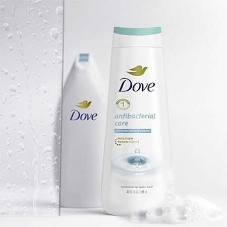 Dove Care Plus Protect Body Wash, 20 Fluid Ounce, 4PK 68424
