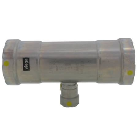 Viega MegaPressG tee P1 2 P2 2 P3 0.5 carbon steel zinc-nickel coating 25381