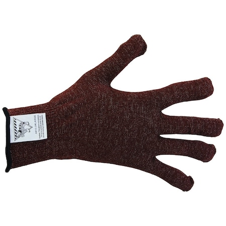 Workhorse Color-Coded Cut-Resistant Hand Protection Gloves, FDA-Compliant, A8, 13 Gauge WH A513-BRN-3XL