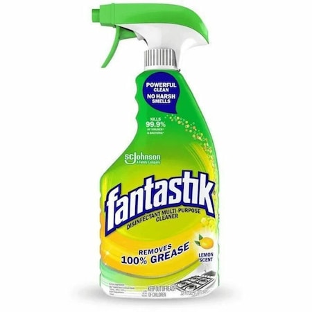 Fantastik Disinfectant Multi-Purpose Cleaner Lemon Scent, 32 oz Spray Bottle 366094