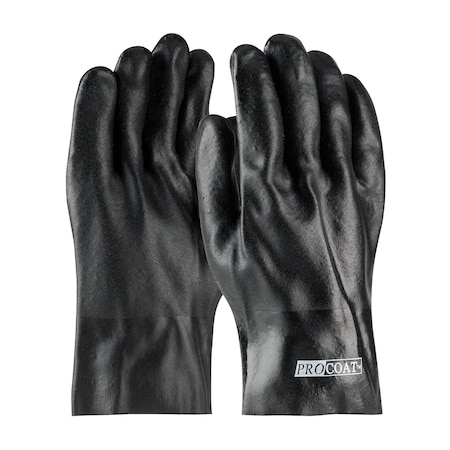 Pip Premium PVC Dipped Glove with Jersey Liner and Rough Acid Finish, 10" Length, 12PK 9954