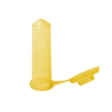 Bio Plas 2 ml G - Tube- Flat Top Microcentrifuge Tube - 500 pk - Yellow, 500PK 4052