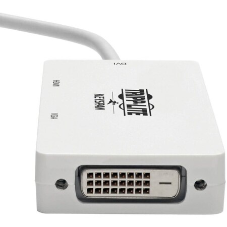 Tripp Lite KEYSPAN MINI DISPLAYPORT TO VGA/DVI/HDMI ALL-IN-ONE ADAPTER/CONVERTER, 6-IN., WH P137-06N-HDVW