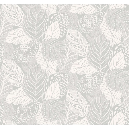 York Wallcoverings Vinca Grey Wallpaper GO8223