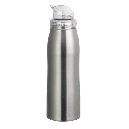 Service Ideas VersaVac Bottle, Stainless Vacuum, Large Lid, 1 Liter, Brushed VV10SSLG