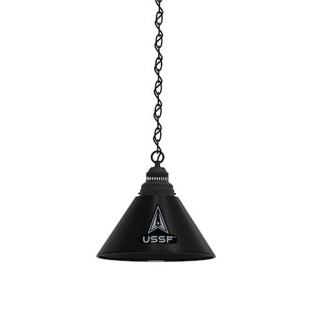 Holland Bar Stool Co United States Space Force Pendant Light with Black Fixture BL