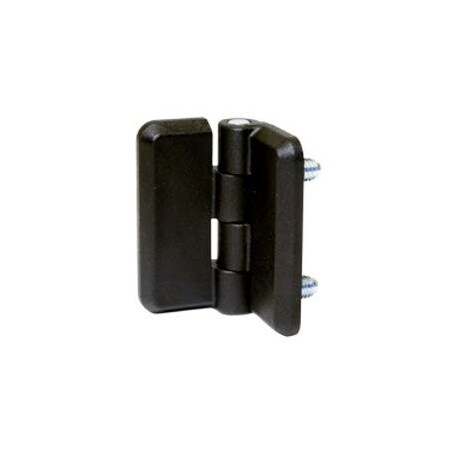 Southco Surface Mount Hinge, 50mm 1.97 in size, with Mounting Studs, Nylon, Black EH-6A-5G5-20