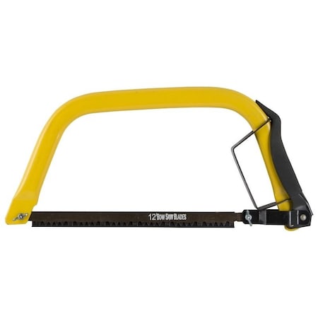 Vulcan Hacksaw Combo, 12 in L Blade, 24 TPI, Steel Blade, 6 in D Throat, Steel Frame, Non-Slip Grip Handle JL-BS-101