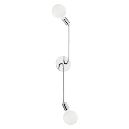 Mitzi Blakely 2 Light Wall Sconce 5 In. Polished Nickel H774102-PN