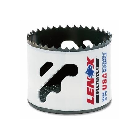 Lenox Bi-Metal SPEED SLOT Hole Saw, 2-7/8 in dia, 7L Arbor 433-3004646L