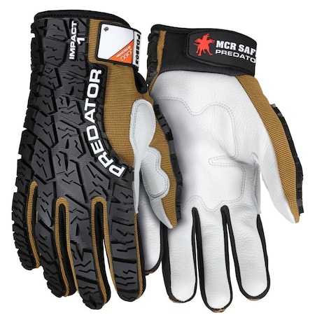 Mcr Safety Personal Protective Gloves, X-Large, Adjustable Closure Cuff, Resists: Abrasion/Cut PD2903XL