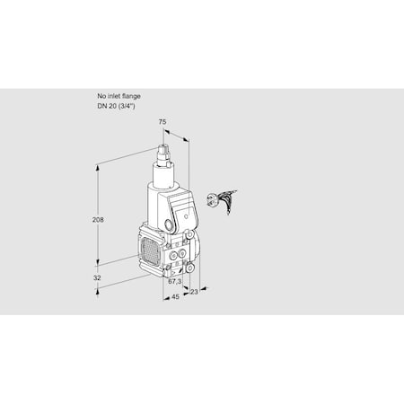Honeywell Kromschroder VAS1-/20R/LW KS88029394