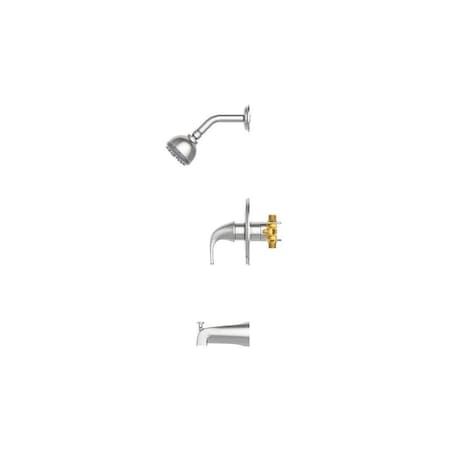 Premier Creswell Single-Handle 1-Spray Tub and Shower Faucet in Brushed Nickel 873X-0B04