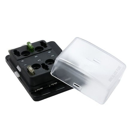 Optifuse Fuse Block for Mini Blade, 6P BLM-306