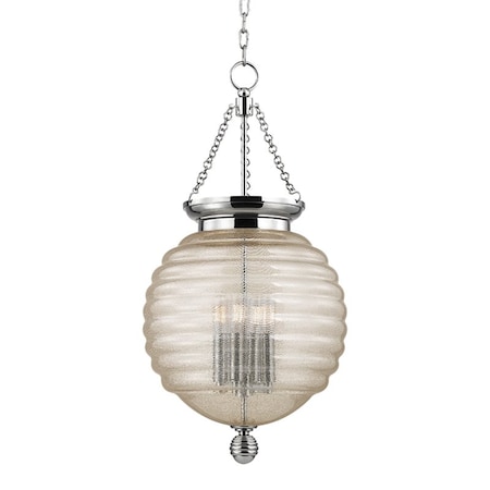 Hudson Valley Lighting Coolidge 4 Light Pendant 14 In. Polished Nickel 3214-PN