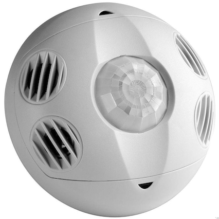 Leviton Ceiling Mount Sensor, Hard Wired, White, 1,000 sq ft, LED OSC10-MWW