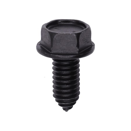 Auveco 5/16in-18 x 3/4in Indented Hex Washer Head Ca Point -GM, 100PK 10084