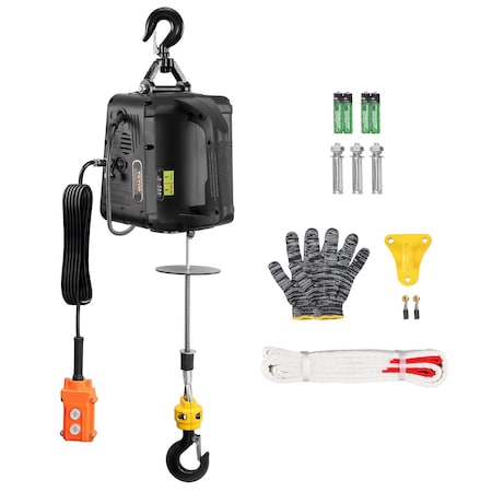 Vevor Electric Hoist 1320lbs Crane Winch with Wired Remote Control 1150W 110V PAYX600-1